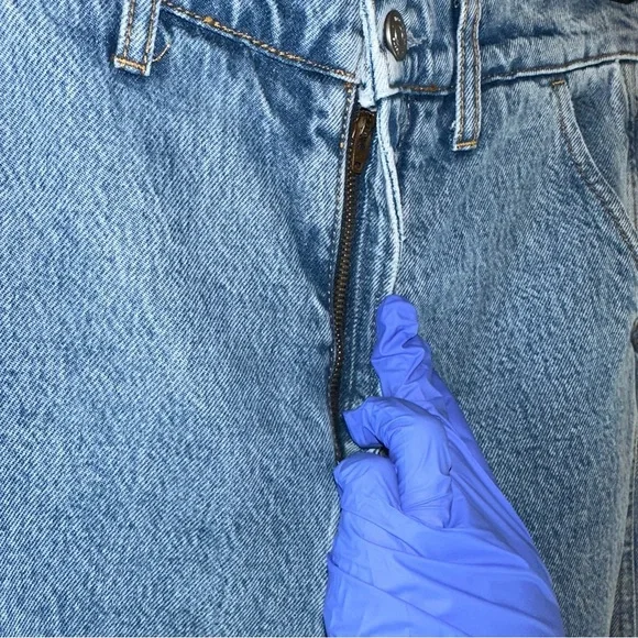 Reformation Jeans Brynn High Rise Wide Leg Trouser Jeans in Oneida Women Size 26 - Picture 2 of 14